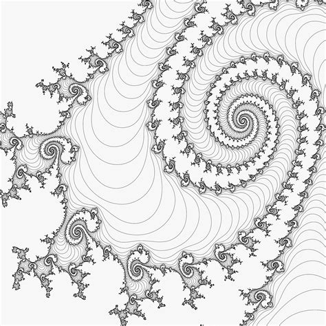 Fractal Coloring Pages - Coloring Home