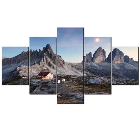 Mountain Landscape Giclee Canvas Prints Artwork Modern Home Wall Decor ...