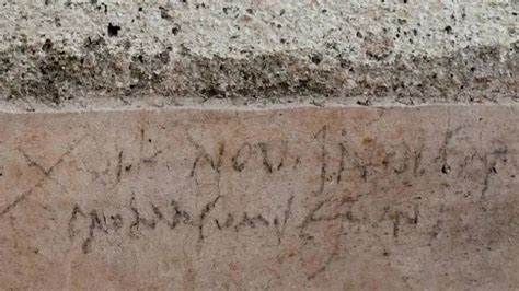 Pompeii Graffiti That Reveals The Raunchy Side Of Ancient Rome