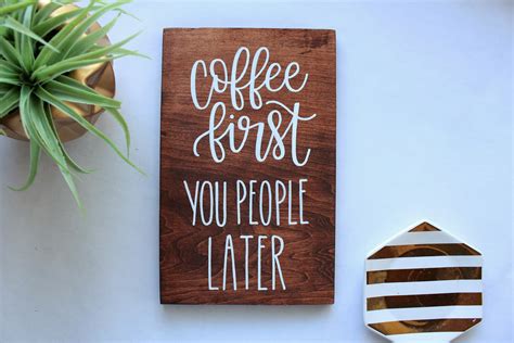 Coffee Signs Funny Coffee Sign Coffee Bar Sign Gift For | Etsy