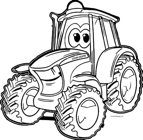 John Deere Tractor Coloring Pages To Print at GetColorings.com | Free printable colorings pages ...