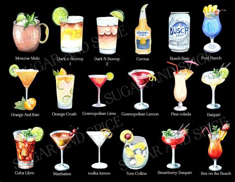 Free Printable Signature Drink Signs