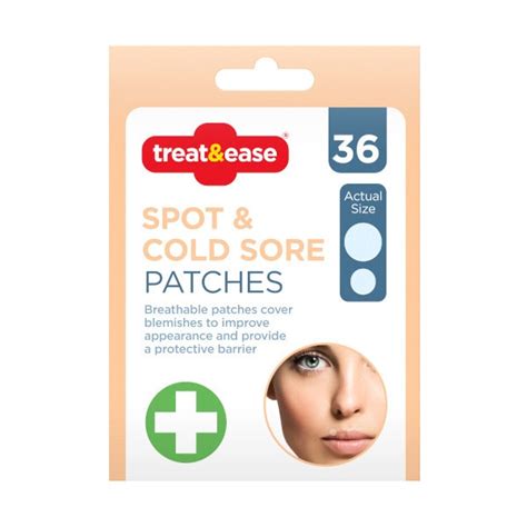 Treat & Ease Cold Sore Patches 36 Pack | Savers | Health Home Beauty