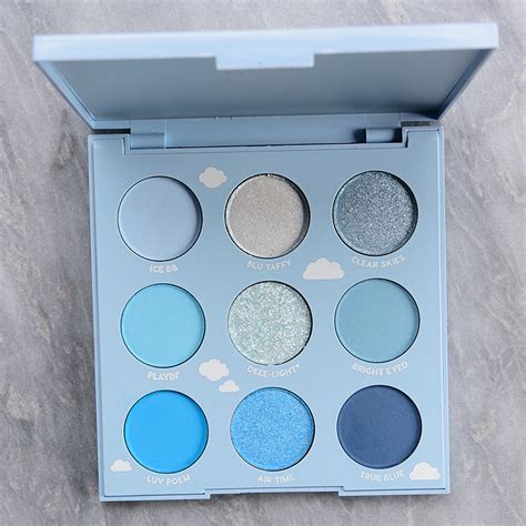 ColourPop On Cloud Blue Eyeshadow Palette Review & Swatches