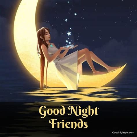 250+ Good Night Friends Images: Nighttime Nods to Buddies