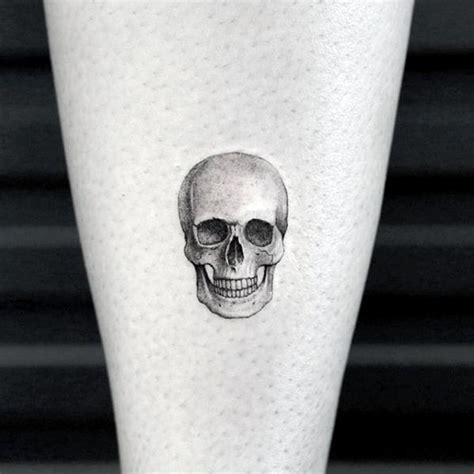 Simple Skull Tattoo Drawing