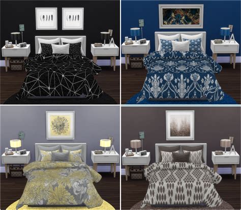 Sims 4 Single Bedding Cc