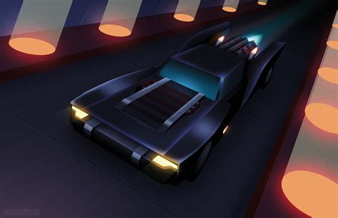 ArtStation - The Batman - Batmobile Animated