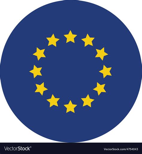 European union flag Royalty Free Vector Image - VectorStock