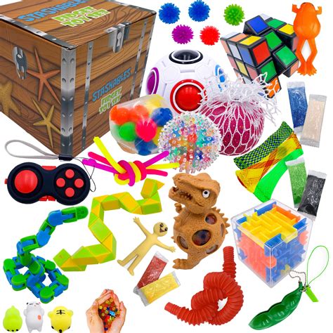 Snapklik.com : Sensory Fidget Toys Pack - 35pcs Stress Relief And Anti Anxiety Toys For Kids ...