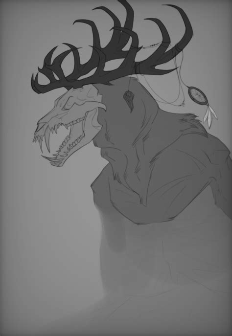 .: Wendigo - [W.I.P] :. by DEM0NIC-Spirit on DeviantArt Dark Creatures, Fantasy Creatures Art ...