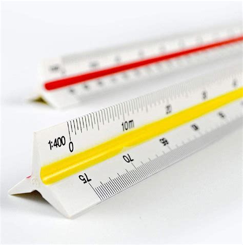 Diamant Triangular Ruler Metric Scale (1:100 To 1:600 And 1:100 To 1:500) 12 Inches PP Cases ...