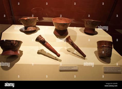 Peru, Lima. Inca Artifacts At The National Museum Of Archeology Stock Photo, Royalty Free Image ...