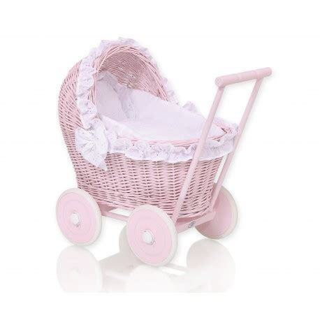 Wicker dolls pram Doll prams