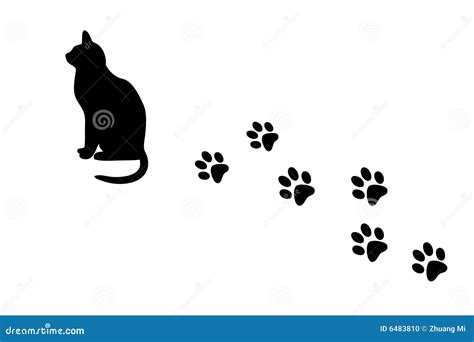 Kitten Paw Prints Clip Art - Best Free Library