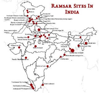 Ramsar Wetland Sites in India