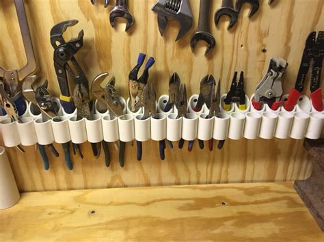 My pliers storage. | Garage organization diy, Garage organization, Garage tool organization