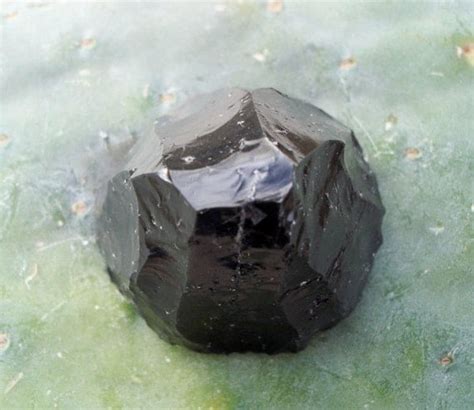 Obsidian Paleolithic Flint Knapping Core