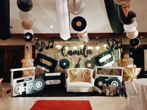 Retro 50's Music Birthday Party | Kara's Party Ideas | Deco