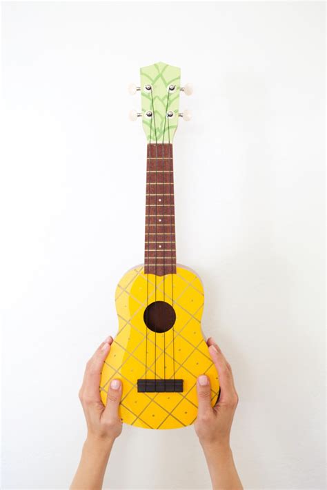 DIY Painted Pineapple Ukulele » Lovely Indeed