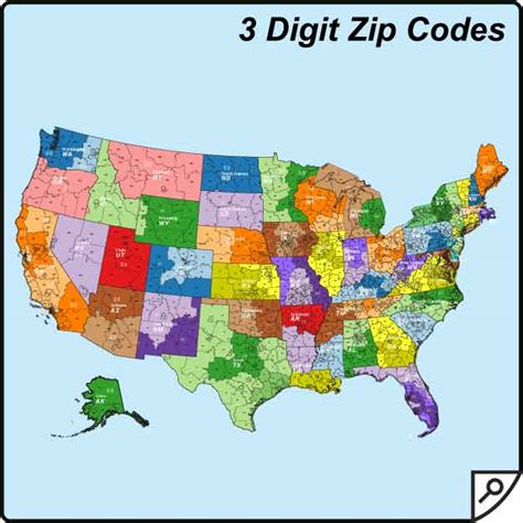 USA Map With Zip Codes