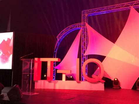 Ted talk style stage design for corporate gala dinner | Corporate event design, Stage design, Design