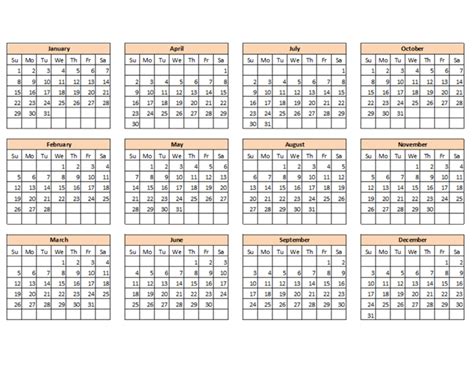 With this accessible calendar template, you only need to enter your ...