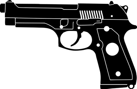 White clipart gun, White gun Transparent FREE for download on WebStockReview 2024