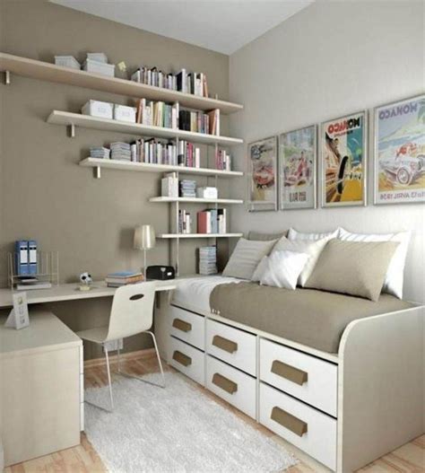 Image result for ideas for office shelving | Ideen für kleine schlafzimmer, Schlafzimmer design ...