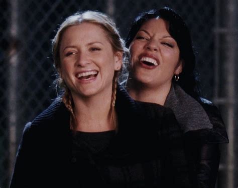 Arizona Robbins (Jessica Capshaw) and Callie Torres (Sara Ramírez). Grey's Anatomy. Greys ...