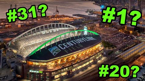 All 31 NFL Stadiums RANKED From WORST to FIRST - YouTube