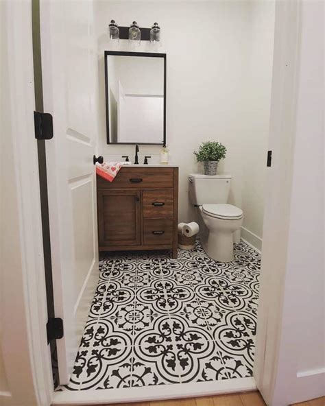 Black Accents Enhance a Farmhouse Bathroom - Soul & Lane