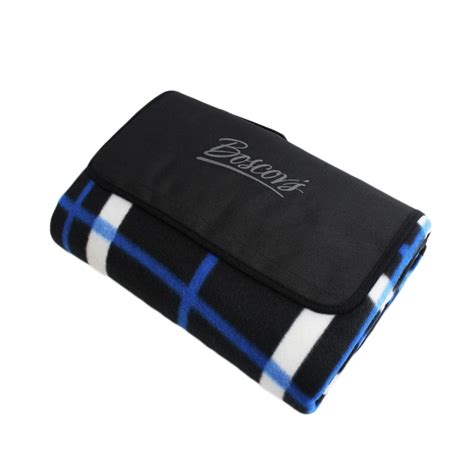 Waterproof polar fleece picnic blankets with logo - Picnic Blankets Supplier