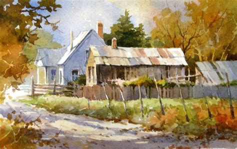 Farm & Rural | Watercolor art landscape, Watercolor barns, Watercolor landscape paintings