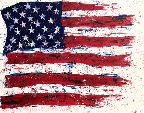 American Flag Paintings – Jessica Lebo Art