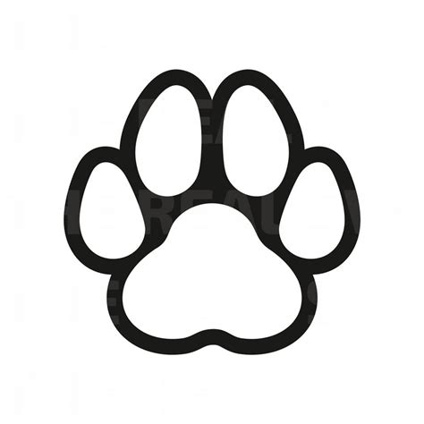 Paw Print Free Svg Cut File