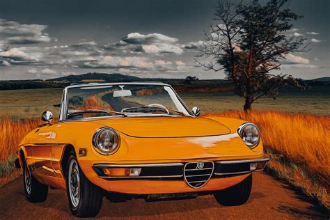 Car, Convertible, Alfa Romeo Spider Free Stock Photo - Public Domain Pictures