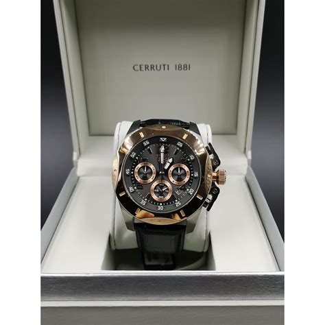 CERRUTI 1881 MEN WATCH CTCRA182SUR61BK | Shopee Malaysia