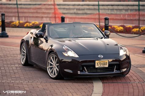 Stylish Nissan 370Z Gets Sport Suspension and Custom Wheels by Vossen — CARiD.com Gallery