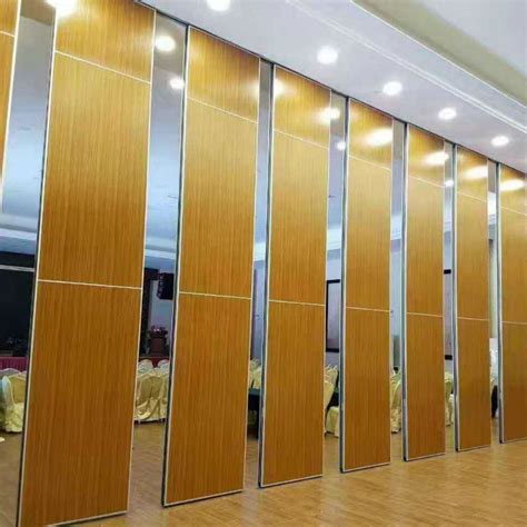 Aluminum Frame Sliding Wall Panels Folding Panel Movable Partition Walls - Movable Wall and ...