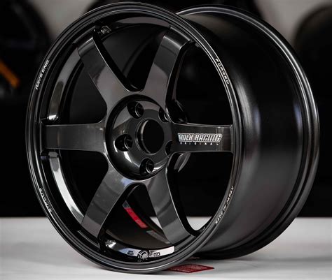 Volk Racing TE37 SAGA S-Plus 18×9.5″ +38 5×114.3 Diamond Black (DB) wheel set | Import Monster