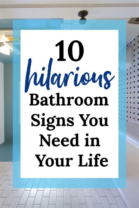 Free Printable Funny Bathroom Signs Printable