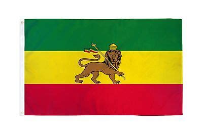 3x5 Ethiopia Flag Lion of Judah Ethiopian Pennant Indoor Outdoor Rastafari | eBay