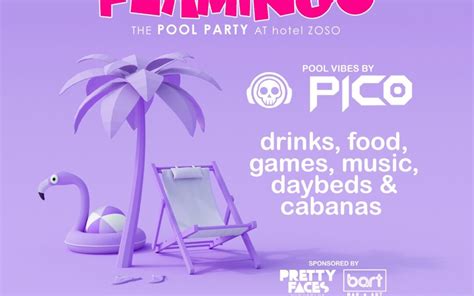 Flamingo Pool Party LIVE DJ Set by PICO at Hotel Zoso! - Bart Lounge