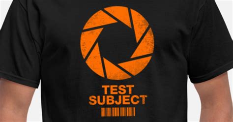 Aperture Science Test Subject Men's T-Shirt | Spreadshirt