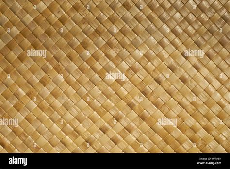 Polynesian Pandanus weaving, closeup of a traditional woven mat Stock ...