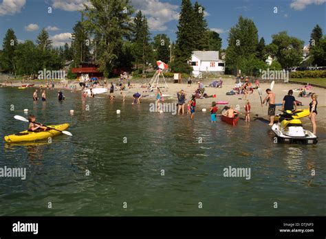 The Lake, Whitefish, Montana Stock Photo - Alamy