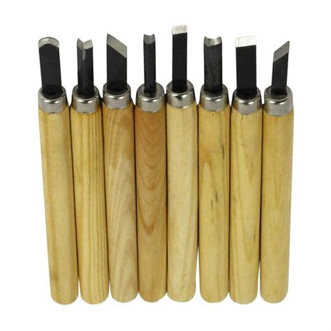 8 Piece Wood Carving Chisel Set – The Four of Wands