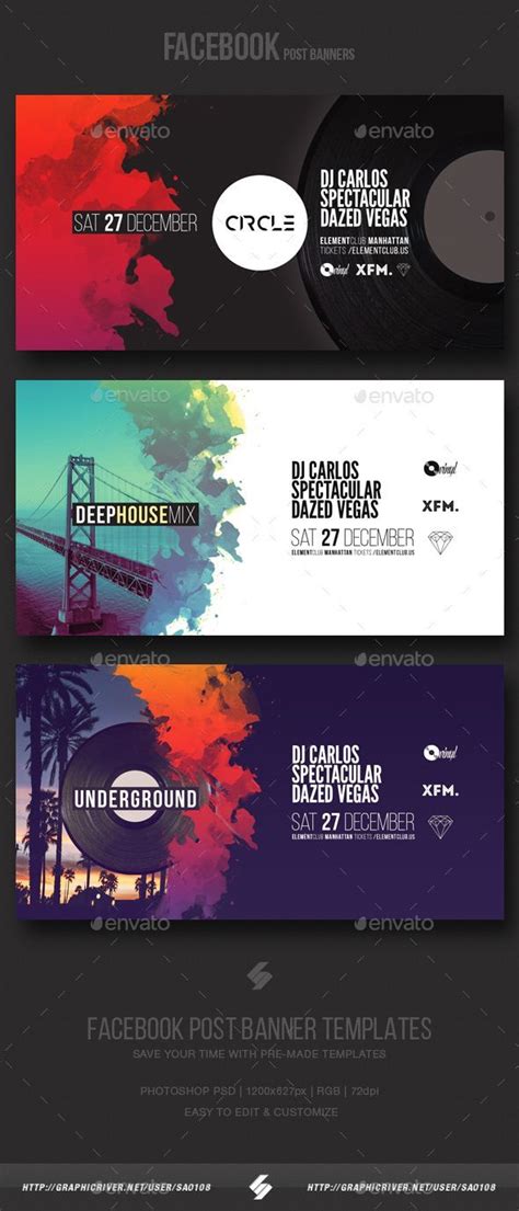 Banner Design Pinterest - ejemplos de banners creativos