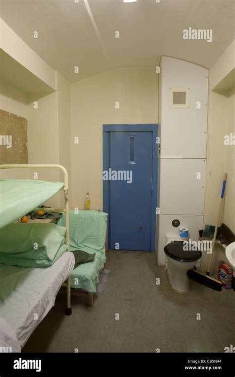 View of the inside of a 2 man cell at Wandsworth Prison London UK Stock ...